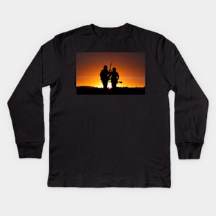 Dawn of the Warrior Kids Long Sleeve T-Shirt